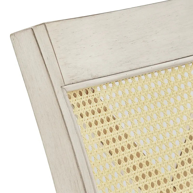 Esszimmerstuhl mit X-Rückenlehne aus Rattan, 2er-Set