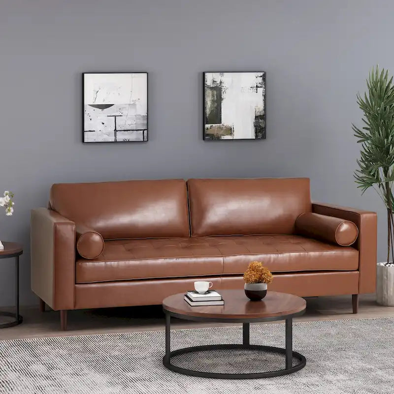 Modernes getuftetes 3-Sitzer-Sofa