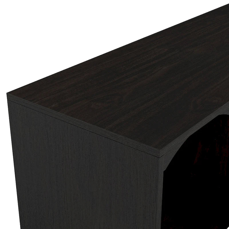 Übergangs-Espresso-TV-Ständer mit 157 cm Breite und Stauraum