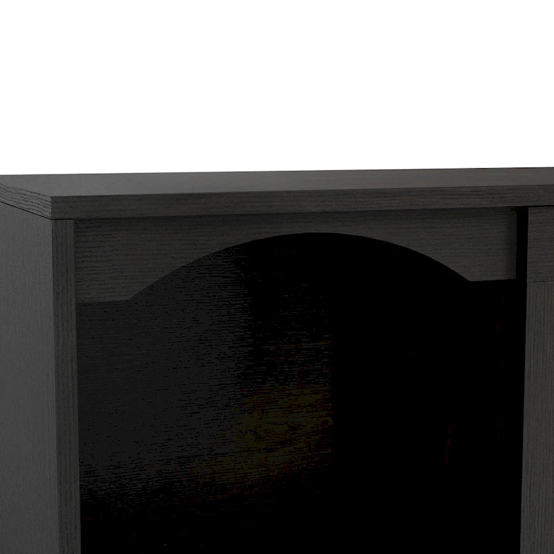Übergangs-Espresso-TV-Ständer mit 157 cm Breite und Stauraum