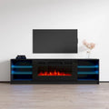 Elektrischer Kamin-TV-Ständer mit LED-Regalen