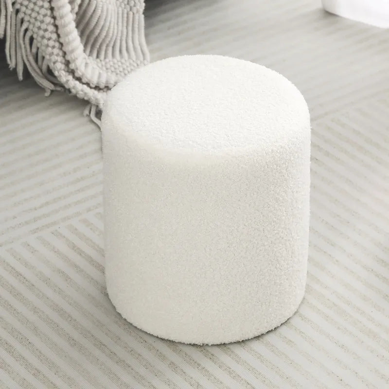 13" Stoff-Fußstützen-Ottomane-Hocker für Wohnzimmer Schlafzimmer