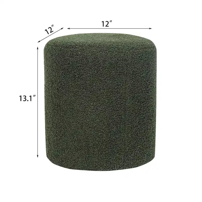 13" Stoff-Fußstützen-Ottomane-Hocker für Wohnzimmer Schlafzimmer
