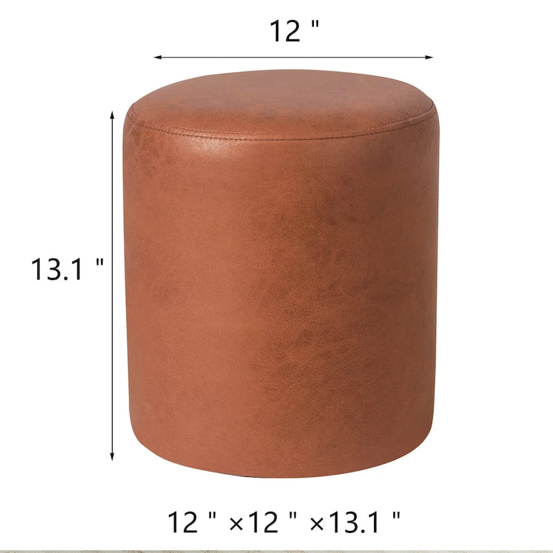 13" Stoff-Fußstützen-Ottomane-Hocker für Wohnzimmer Schlafzimmer