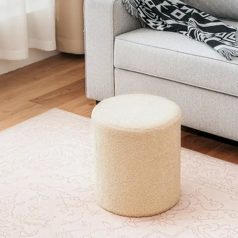 13" Stoff-Fußstützen-Ottomane-Hocker für Wohnzimmer Schlafzimmer