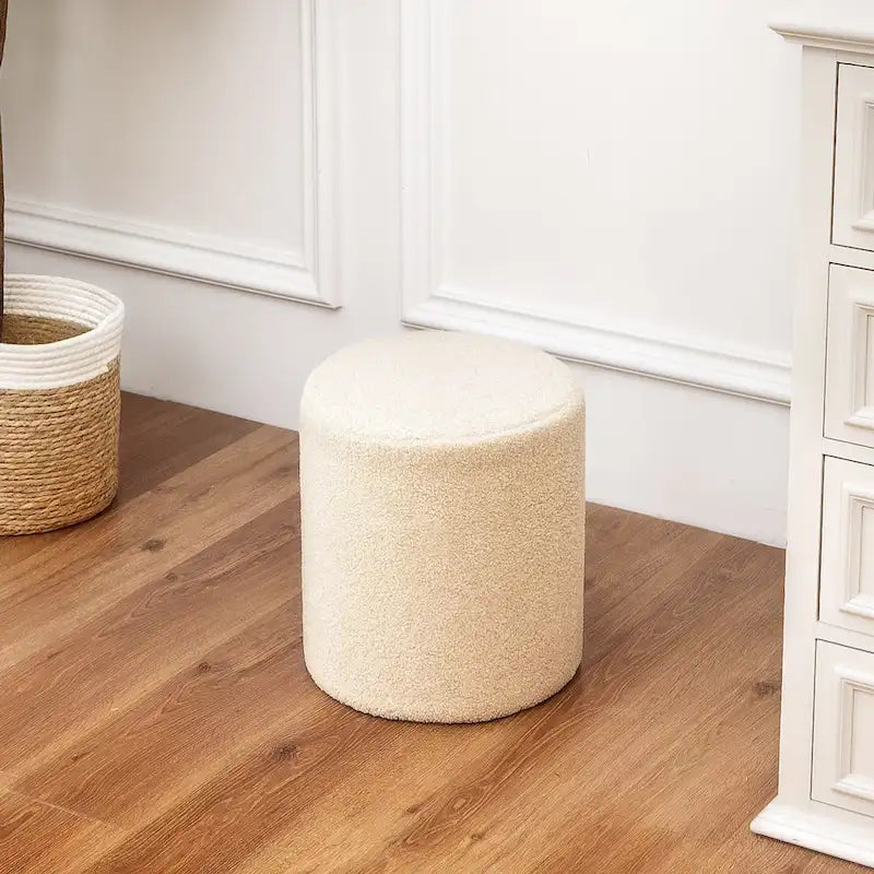 13" Stoff-Fußstützen-Ottomane-Hocker für Wohnzimmer Schlafzimmer