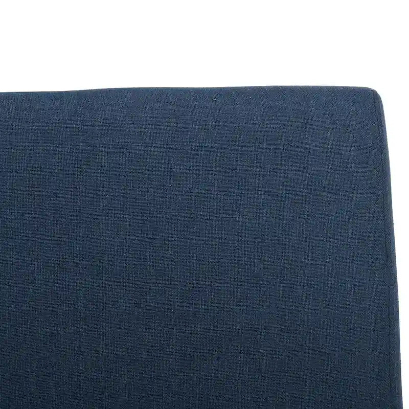 Gepolsterter Esszimmerstuhl aus Leinenstoff, 2er-Set