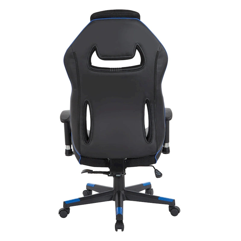 Gaming-Stuhl aus Kunstleder mit Farbakzenten