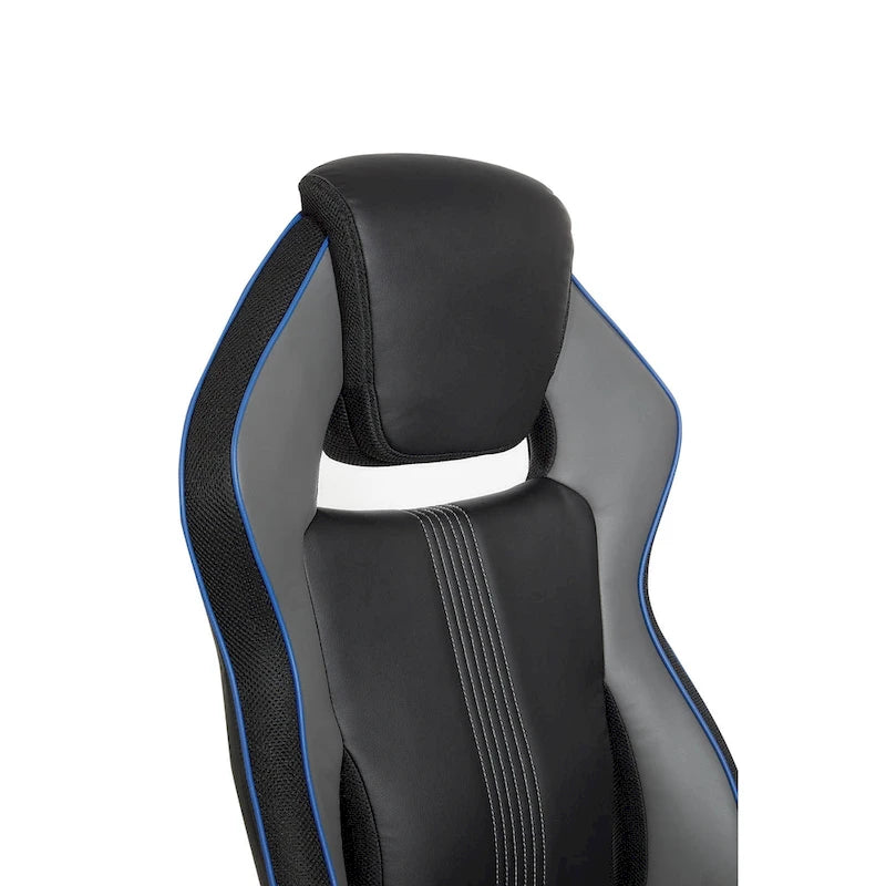 Gaming-Stuhl aus Kunstleder mit Farbakzenten