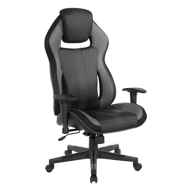 Gaming-Stuhl aus Kunstleder mit Farbakzenten