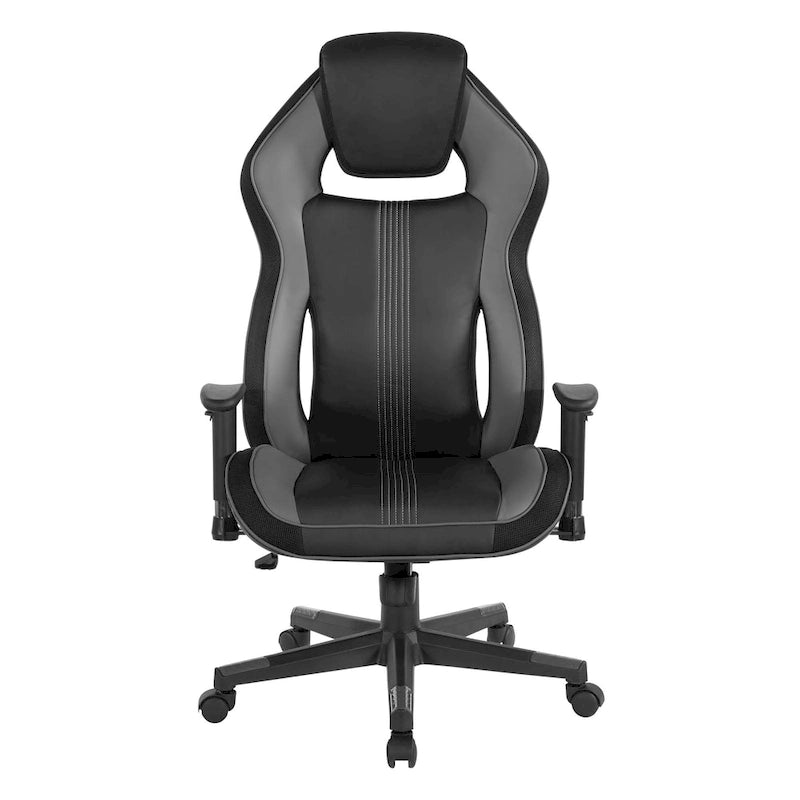 Gaming-Stuhl aus Kunstleder mit Farbakzenten
