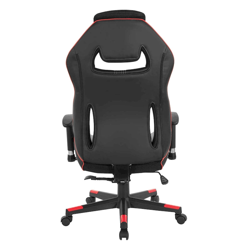 Gaming-Stuhl aus Kunstleder mit Farbakzenten