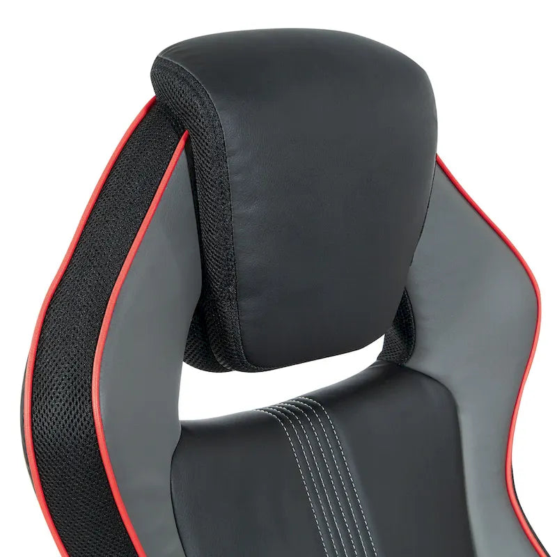 Gaming-Stuhl aus Kunstleder mit Farbakzenten