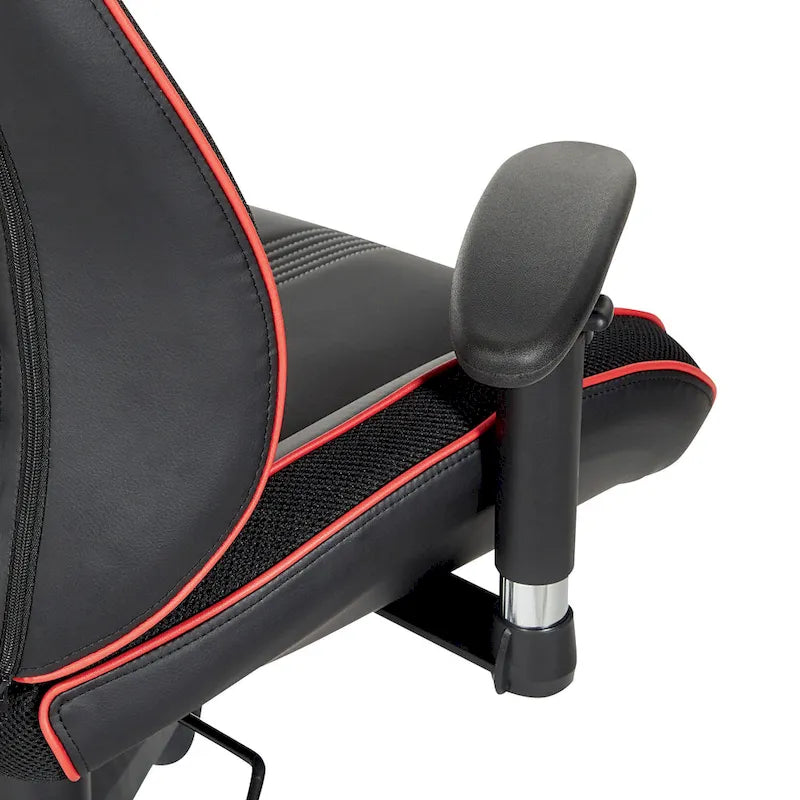 Gaming-Stuhl aus Kunstleder mit Farbakzenten