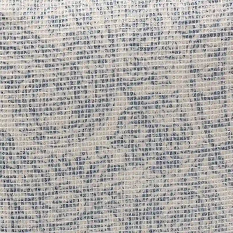 Handgewebter Pouf im Paisley-Muster