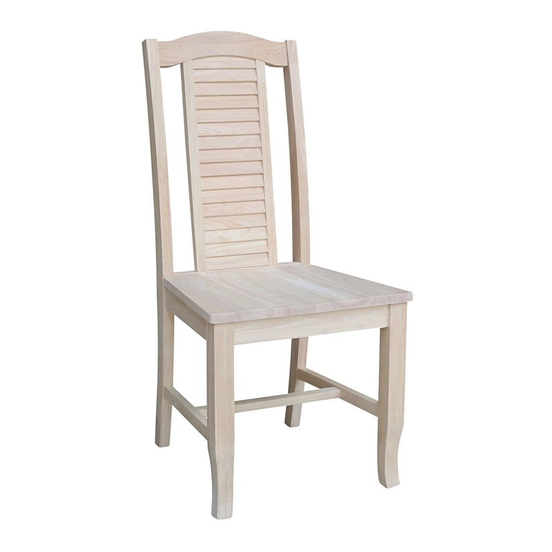 Esszimmerstühle mit Spindelrücken aus Massivholz – 2er-Set