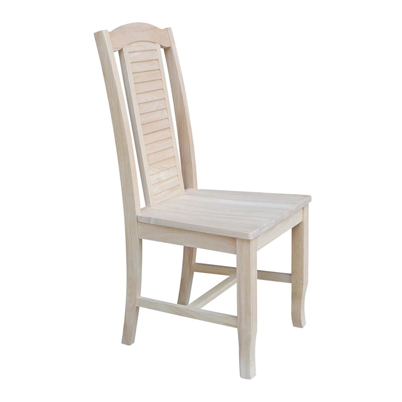 Esszimmerstühle mit Spindelrücken aus Massivholz – 2er-Set