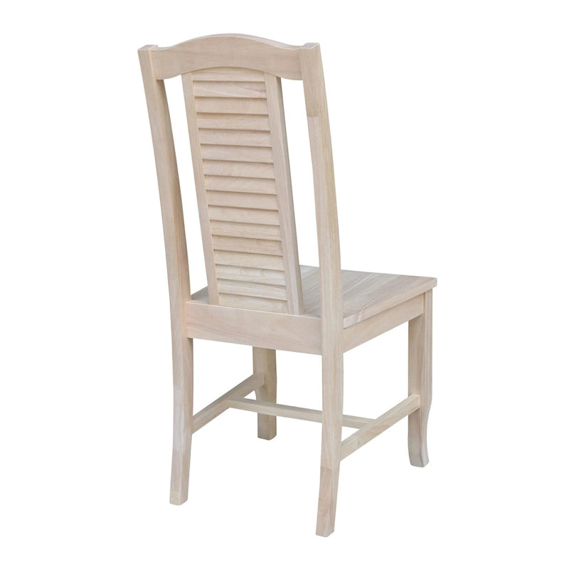 Esszimmerstühle mit Spindelrücken aus Massivholz – 2er-Set
