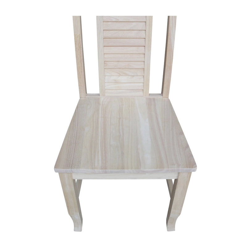 Esszimmerstühle mit Spindelrücken aus Massivholz – 2er-Set