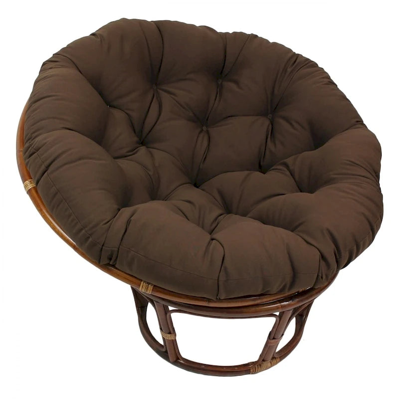 44-Zoll Papasan-Kissen aus festem Twill (nur Kissen)