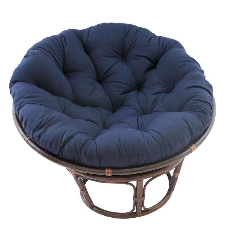 44-Zoll Papasan-Kissen aus festem Twill (nur Kissen)