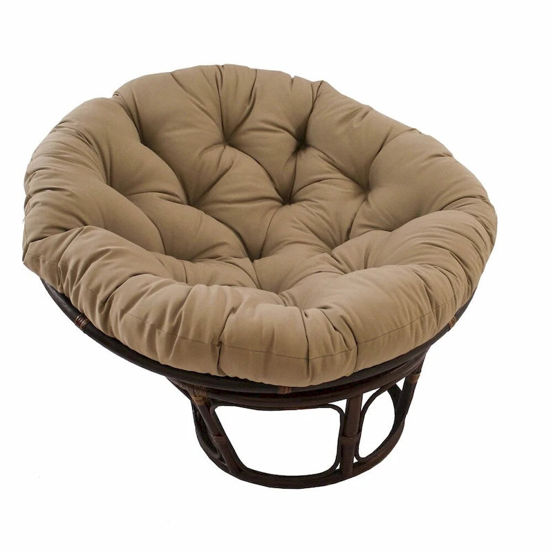 44-Zoll Papasan-Kissen aus festem Twill (nur Kissen)