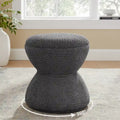 Bouclé gepolsterter drehbarer Ottoman Pouf für das Wohnzimmer