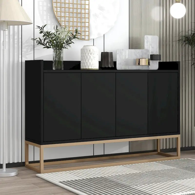 Küchenbuffet Sideboard Kaffeebar-Schrank Akzent-Aufbewahrungsschrank Serviertisch