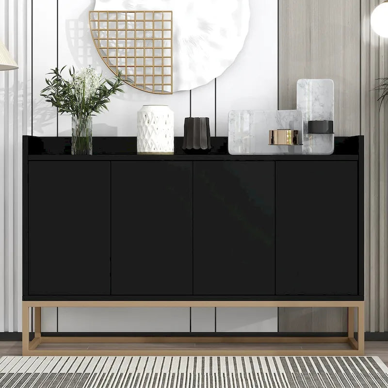 Küchenbuffet Sideboard Kaffeebar-Schrank Akzent-Aufbewahrungsschrank Serviertisch