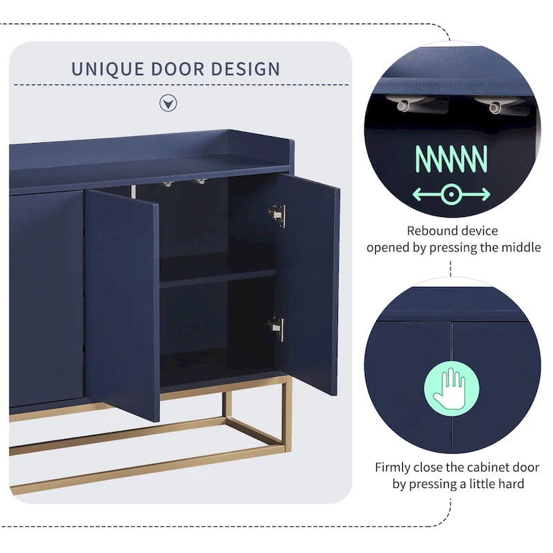 Küchenbuffet Sideboard Kaffeebar-Schrank Akzent-Aufbewahrungsschrank Serviertisch